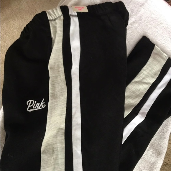 Vs Pink Boyfriend Pant Oversized thick raw edge sz lg will fit xl - Picture 5 of 8